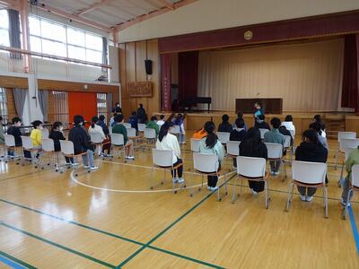 体育館の様子